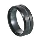 Anéis De Casamento E Noivado Em Aço Inoxidável Preto Fosco De 8mm Para Homens E Mulheres, Joias Para Anéis De Casamento E Noivado Em Aço Inoxidável Preto Fosco De 8mm Para Homens E Mulheres, Joias Para