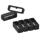 Anéis de fixação, pacote com 6 anéis de silicone, compatíveis com Garmin Forerunner 35/235/265/735XT