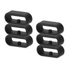 Anéis de fixação, pacote com 6 anéis de silicone, compatíveis com Garmin Vivoactive 3 5/Forerunner 645 245 45 55/Venu Sq/Vivomove/Fenix 7S 6S 5S