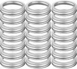 Anéis de reposição Showutheworld Mason Jar, 7 cm, prata, 50 unidades Anéis de reposição Showutheworld Mason Jar, 7 cm, prata, 50 unidades