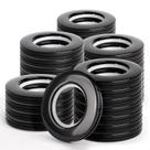 Anéis de sombra romanos WCIC 32PCS pretos de 40 mm para janelas padrão