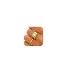 Anéis empilháveis Emibele para Oura Ring Gen 3/4 banhados a ouro 14K
