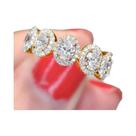 Anéis Femininos Elegantes De Zircônia Cúbica Oval, Acessórios De Joias De Moda Luxuosos Para Festas Anéis Femininos Elegantes De Zircônia Cúbica Oval, Acessórios De Joias De Moda Luxuosos Para Festas