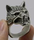 Anel aço inox lobo Vikings