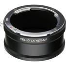 Anel Adaptador Vello LA-NEX-NGll (Lente Nikon F em câmera Sony E)