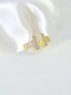 Anel Ajustável Brilhante Feminino - Banhado a Ouro 18k