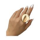 Anel Ajustável Dourado Fosco Para Mulheres, Estilo Punk, Anel Aberto Para Festa E Casamento