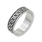 Anel Aliança Aparador Masculino Prata Pura Tribal Corrente Anel Aliança Aparador Masculino Prata Pura Tribal Corrente