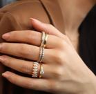 Anel aliança bolinhas moissanite 1.7mm 0.5ct joia de prata luxo möverich tamanho:12
