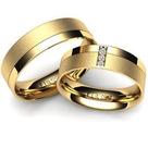 Anel Aliança Noivado e Casamento Ouro 18 Kilates 3 Pedras Brilahntes Anatômicas 10.20 gramas