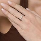 Anel aparador com zircônias banhado a ouro 18k Cód. 5135921406 tam 14