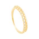 Anel Aparador em Ouro 18K com Zircônias - AU13219