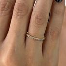 Anel Aparador Micro Zircônias Banhado em Ouro 18k -
