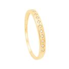 Anel Aparador Zircônias em Ouro 18K - AU14009 Anel Aparador Zircônias em Ouro 18K - AU14009