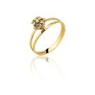 Anel Aro Duplo 15 Anos Debutante Ouro 18k A8