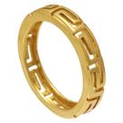 Anel Aro Trabalhado Estilo Inca Softjoias Folheado em Ouro 18k Anel Aro Trabalhado Estilo Inca Softjoias Folheado em Ouro 18k