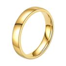 Anel banhado a ouro cor moda feminina simples casal anel de casamento joia de noivado presente