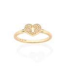 Anel banhado ouro 3x 24k 18k e 22k feminino rommanel fino skinny coração fechadura zircônias 513347 Anel banhado ouro 3x 24k 18k e 22k feminino rommanel fino skinny coração fechadura zircônias 513347