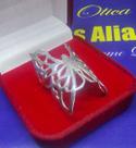 Anel Borboleta Prata 950 Peso 4.40 Gramas 33 x 21 mm