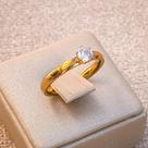 Anel Catia Gold Zircônia Branca Anel Catia Gold Zircônia Branca