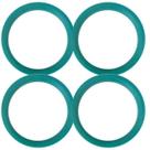 Anel Centralizador de Roda 73.00mm Verde 4pc