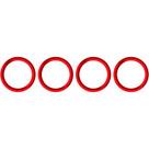 Anel Centralizador Honda Vermelho 71,90mm X 56,1mm Binno rodao Nk-304035