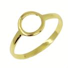 Anel Circulo folheado - Cod 730F