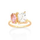 Anel Com Zircônia E Cristal Rommanel 513339