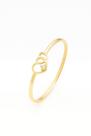 Anel Coração com Zircônia Ouro 18k - 0.87