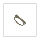 Anel Criativo 1 Banhado em Ródio Branco ou a Ouro 18K - Aparador Topo Alto - Semijoia - Anel Criativo 1 Banhado em Ródio Branco ou a Ouro 18K - Aparador Topo Alto - Semijoia -