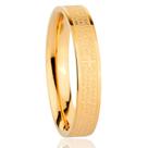 Anel de Aço Pai Nosso Dourado IPG 4mm