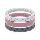 Anel de casamento GROOVE LIFE Silicone Thin Air Serenity Tamanho 6