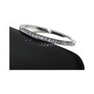 Anel De Casamento Minimalista Feminino, Zircônia Cúbica Brilhante, Joia De Dedo Versátil De Alta Anel De Casamento Minimalista Feminino, Zircônia Cúbica Brilhante, Joia De Dedo Versátil De Alta