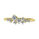 Anel De Diamante Moissanite Em Prata Esterlina 925 Para Mulheres, Joia De Casamento Brilhante Com