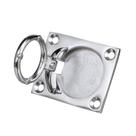 Anel de escotilha de latão fundido cromado Pull SEACHOICE 4,8 x 6,4 cm