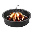 Anel de fogueira VEVOR Fire Pit Insert com churrasqueira 40 cm/36 cm D
