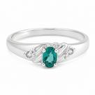 Anel de Formatura em Prata 925 com Zirconia Oval Verde Claro - Justino Ribas Anel de Formatura em Prata 925 com Zirconia Oval Verde Claro - Justino Ribas