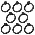 Anel de latão sólido puxa RZDEAL 48 mm, preto, 8 unidades