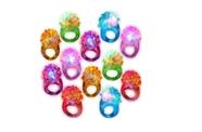 Anel de LED C&H Solutions Novelty Flashing Bumpy 96 ct