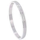 Anel de Namoro Prata Risco Friso Brilho 4mm Casal Namorados Compromisso Anel de Namoro Prata Risco Friso Brilho 4mm Casal Namorados Compromisso