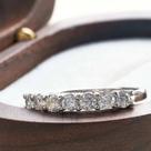 Anel De Noivado E Casamento Feminino Em Prata Esterlina 925 Com Moissanite Redondo D Color VVS1