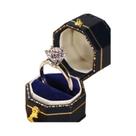 Anel De Noivado E Casamento Solitário Feminino Em Prata Com Zircônia AAAA De 7mm