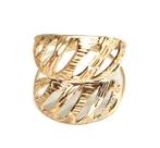 Anel de ouro 18 k Duplo Vazado