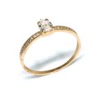 Anel de ouro 18 k Solitario