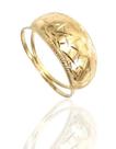 Anel de ouro 18k chapinha escrava