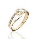 Anel de ouro 18k Com Pedras