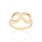 Anel de ouro 18k feminino rommanel ajustável de ferraduras 513469 Anel de ouro 18k feminino rommanel ajustável de ferraduras 513469