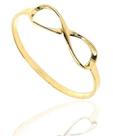 Anel de ouro 18k infinito
