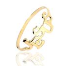 Anel de ouro 18k Jesus