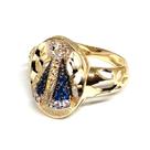 Anel de ouro 18k Nossa Senhora Aparecida Anel de ouro 18k Nossa Senhora Aparecida